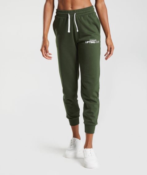 Women's Gymshark Social Club Jogger Olive | NZ 8JITEN